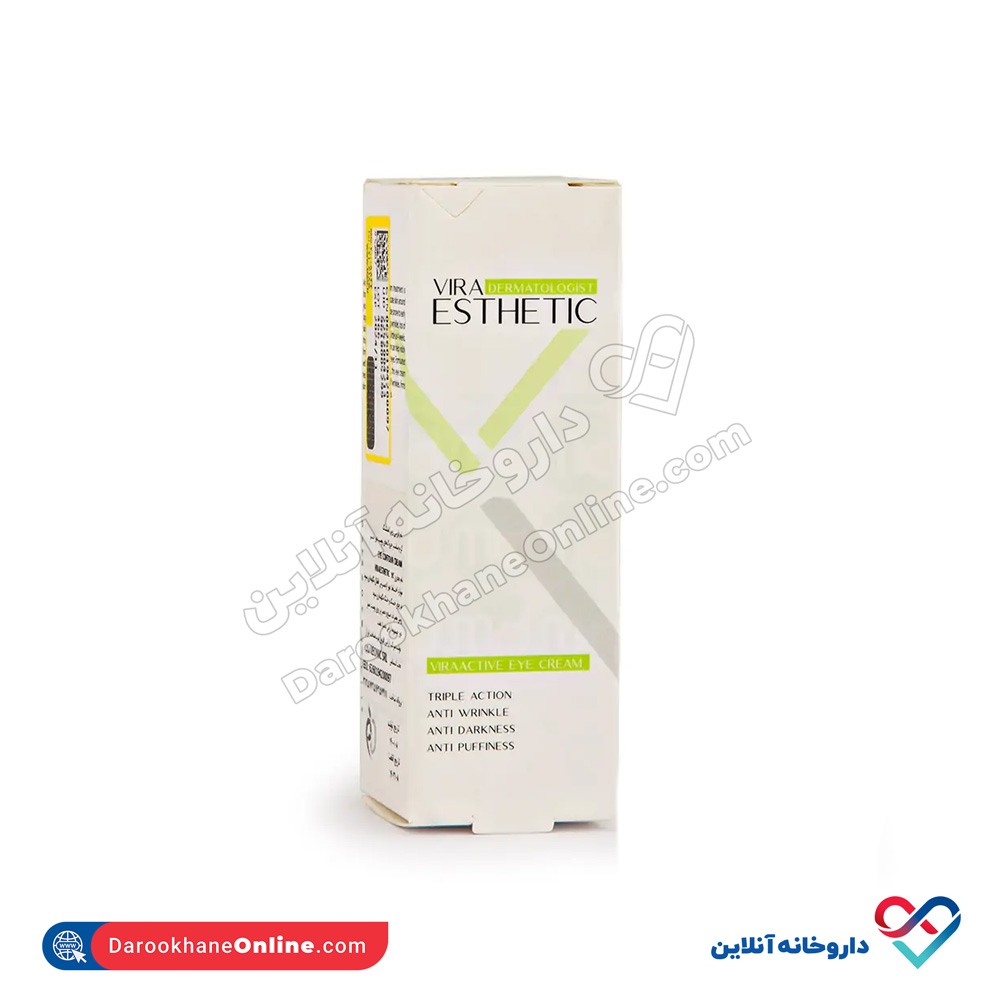 vira-esthetic-eye-cream-1.jpg کرم دور چشم ویرا استتیک 15 میل - Image 1